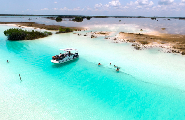 Bacalar tour ponton- costa maya discovery mx